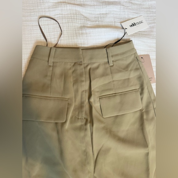 Elegant Beige Halter Maxi Skirt - Picture 4 of 6